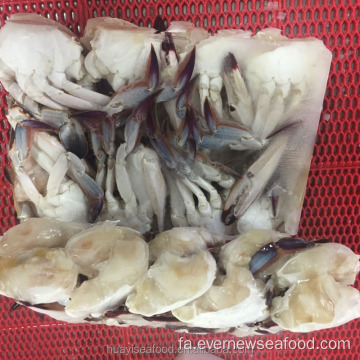 بهترین خرچنگ نیمه برش یخ زده خرچنگ آبی